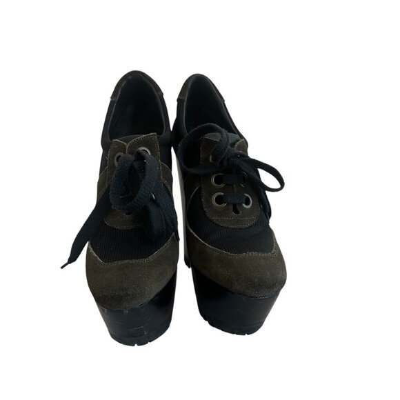 Burberry Prorsum Stuart 150 Wedge Lace Up Shoes Booties Platform Size 38 7-7.5 - Picture 2 of 16